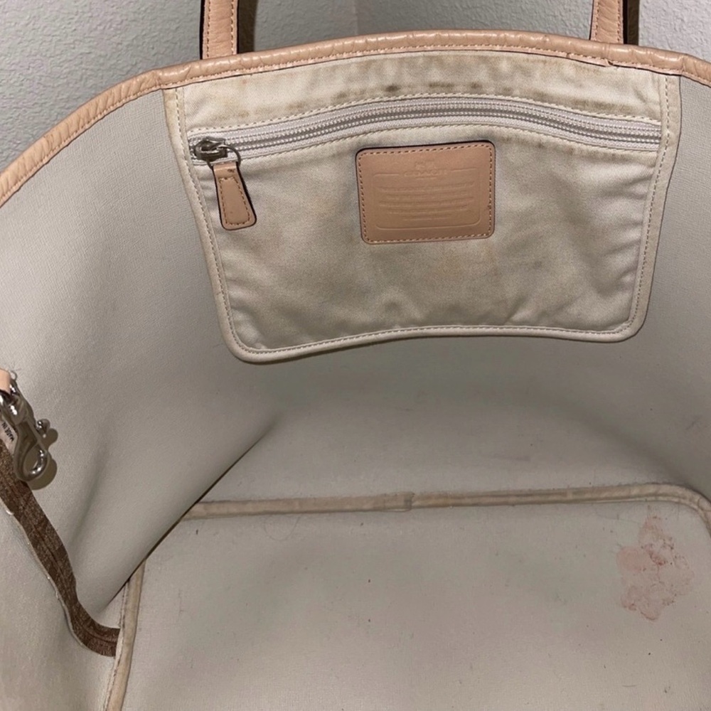 Lightly Used Authentic Coach Brown - image 4